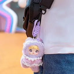 Пухнаста фігурка на підвісі Pop Top Hi Toy серії Nommi - Зайченята - мініатюра 5