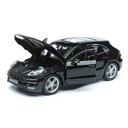Машина Bburago Porsche MACAN чорний 1:24 (18-21077) - мініатюра 6
