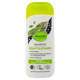 Шампунь Alverde Naturkosmetik Kraft und Stärke для волосся з органічною кавою 200 мл