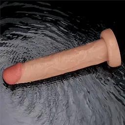 Вібратор Lovetoy Power Basics Cock 10'' 26,2 см (тілесний) - мініатюра 18