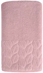 Рушник банний Soho 90х150 см Leaves Pink pbe0050747 - мініатюра 3