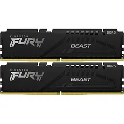 Kingston Пам'ять ПК DDR5 32GB KIT (16GBx2) 5200 FURY Beast - мініатюра 2