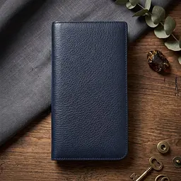 Вертикальне портмоне Tony Perotti Newcontatto 3598 navy (90647) Темно-синє - мініатюра 6