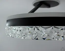 Смарт люстра керована світлодіодна STELLA C ICE 90 Вт 500x215 мм Чорна ESLLSE - мініатюра 5