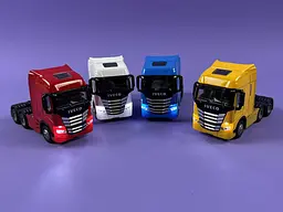 Трейлер Івеко iveco JS 1132 A металопластик, інерція, звуки, підсвічування, в коробці