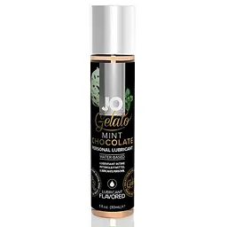 Оральний лубрикант JO System Gelato Mint Chocolate Lubricant - зі смаком м'ятного шоколаду, 30 мл