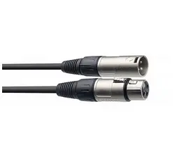 Готовый микрофонный кабель XLR male — XLR female BIG MXX001 3м - мініатюра 1