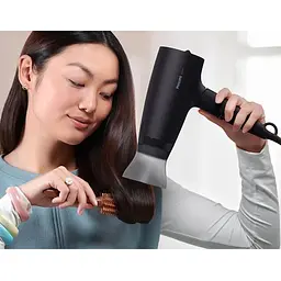 Фен дорожній Philips 3000 ThermoProtect 1600 Вт 3 режими чорний (BHD308/10) - мініатюра 8
