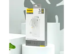Зовнішній акумулятор (Power Bank) Dudao 10000mAh K11 10W White (6977196681860) - мініатюра 3