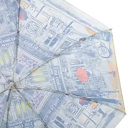 Жіноча складана парасолька механічна Art Rain 93 см різнобарвна - мініатюра 3