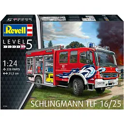 Збірна модель Revell Пожежна машина цистерна TLF 16/25 рівень 5, масштаб 1:24, 228 деталей (RVL-07586) - мініатюра 12