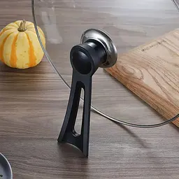Ручка підставка для кришки каструлі сковороди 15.5 см Жовтогарячий, Kitchen Master Помаранчевий 86541 - мініатюра 3