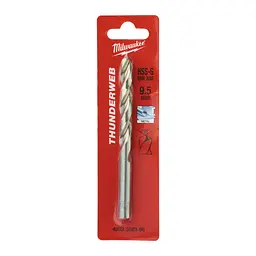Свердло по металу THUNDERWEB HSS-G MILWAUKEE DIN338, діаметр 9,5x125х81мм