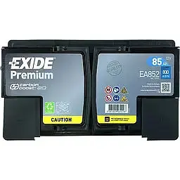 Автомобільний акумулятор EXIDE Premium Carbon Boost 2.0 6СТ-85Ah АзЕ 800A (EN) EA852 - мініатюра 2