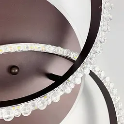 LED люстра кольору coffee із золотистою фурнітурою Line.F A 55061/2B RGB CF - мініатюра 2