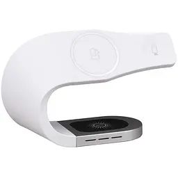 Зарядний пристрій — бездротова док-станція Magsafe Y35 3-in-1 15 W wireless charger ip vers чорна