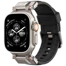 Ремінець Spigen DuraPro Armor PU Black для Apple Watch 49мм (AMP07591) - мініатюра 7