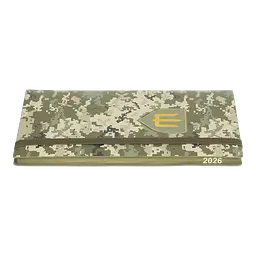 Щотижневик датований Buromax Military 2026 85 x 153 мм штучна шкіра світло-зелений (BM.2896-15) - мініатюра 9