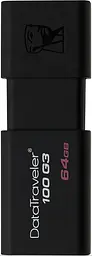 USB Flash Kingston DataTraveler 100 G3 USB 3.0 64Gb Black