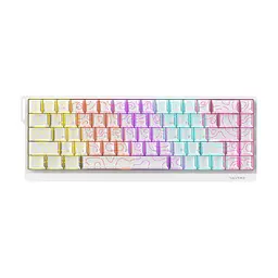 Клавіатура Ajazz NacodeX NK68 V2 Red Switch LED USB UA White (NK68-V2-R-S-W)