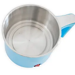 Електрична каструля Cooking Pot YS-402, дорожня, з функцією чайника, 1.5 л, блакитна - мініатюра 2