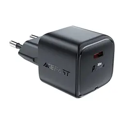 Зарядний пристрій Acefast USB-C 30W Gan A77 mini Fast Charger Black (6974316282662) - мініатюра 8