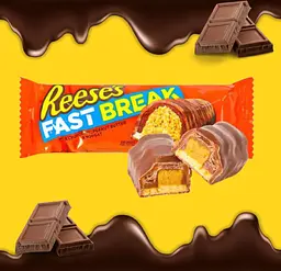 Шоколадний батончик Reese's Fast Break with Peanut Butter & Nougat Single Bar 51 г - мініатюра 4