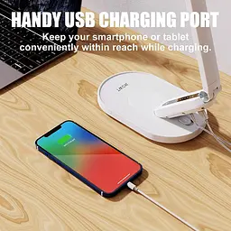 Настільна LED лампа JKSWT на 72 світлодіоди з димером і USB-живленням - мініатюра 7
