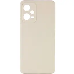 Силіконовий чохол Candy Full Camera для Xiaomi Poco X5 5G / Note 12 5G Бежевий / Antique White