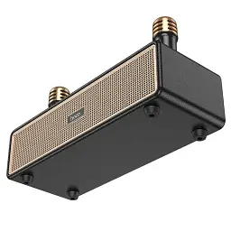Портативна колонка HOCO BS63 Graceful wireless dual-mic Black 6942007634458 - мініатюра 5