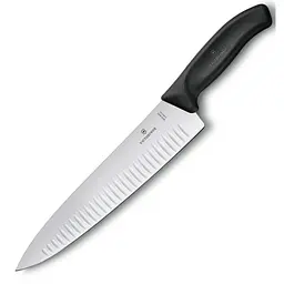 Кухонний ніж Victorinox SwissClassic Carving лезо 25см ріфл. з чорн. ручкою у подар.упак.
