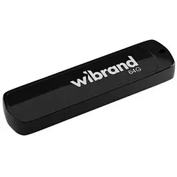 Флеш накопичувач USB 64Gb Wibrand Grizzly чорний USB 2.0 (WI2.0/GR64P3B)