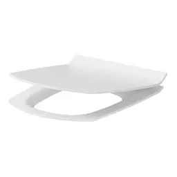 Сидіння для унітазу з мікроліфтом Cersanit Carina Slim K98-0135 Soft Close+Quick Release з дюропласту