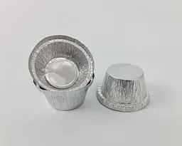 Алюмінієва харчова форма, кругла, 135 мл, SPТ20L, 150 шт, для запікання, фасування, доставки, кейтерингу та готових страв - мініатюра 2