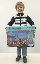 Конструктор магнітний Magplayer, 72 елементів (MPA-72) - мініатюра 5