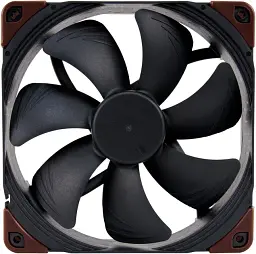Вентилятор Noctua iPPC для корпуса 140x140x25мм SSO2 500-2000 об/мин 43,5 дБ 4pin PWM чёрный (NF-A14iPPC-2000 IP67 PWM)