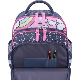 Рюкзак шкільний Bagland Mouse 321 сірий 511 (0051370) - мініатюра 5