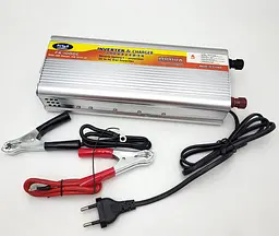 Перетворювач напруги 2000 W 12 V-220 V автомобільний інвертор з функцією заряджання акумулятора 20 A модифікована синусоїда SUNCHONGLIC 2000 Вт - мініатюра 1