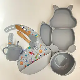 Дитячий посуд SQPR img_e4732 білка принт дерево Y21