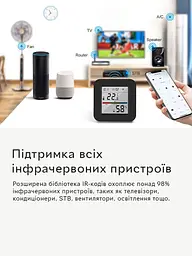 Розумний Wi-Fi датчик температури та вологості повітря Model №4, wifi термометр, гігрометр + IR Remote T Tuya hoz0012570 - мініатюра 4