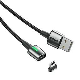 Кабель Baseus Zinc Fabric Magnetic Cable USB to Lightning 1.5A 2m CALXC-B01 Black - мініатюра 4