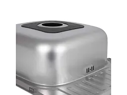 Мийка врізна Brinex 580х480х180мм 1 5848, Satin 0,8мм BRIN5848SAT08 - мініатюра 6
