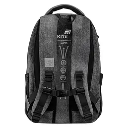 Рюкзак для старшої школи Kite Education teens 2587M Darkness Чорний (K26-2587M-5) - мініатюра 6