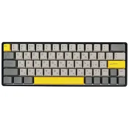 Клавіатура Epomaker EP64 60 Mulan Switch Hot-Swap RGB Wireless/Bluetooth/USB UA Black (EP64-B-M)