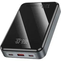 Портативна батарея Powerbank Hoco Q30A Fast charge 130W 20000mAh Grey - мініатюра 4