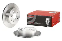 Диск гальмівний невентильований Toyota Rav4, Mark X Zio, Harrier, Lexus Hs 05-25р Brembo (08.A429.10) - мініатюра 2