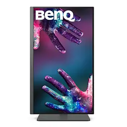 TFT 27" BenQ PD2705U, 4K UHD, IPS, 99% sRGB, HDMI, DP, USB-C, USB-hub, HAS, колонки, темно-сірий - мініатюра 3