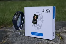 Розумний фітнес-браслет Jiks Fit lite з тонометром і ЕКГ (Синій) - мініатюра 6