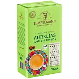 Кава мелена Tempelmann Aurelias Bio 500 г
