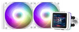 Система рідинного оxолодження Alpha 2DS A24 ARGB LGA1851 1700 1200 115x AM5 AM4 TDP 3 Zalman teh0019200